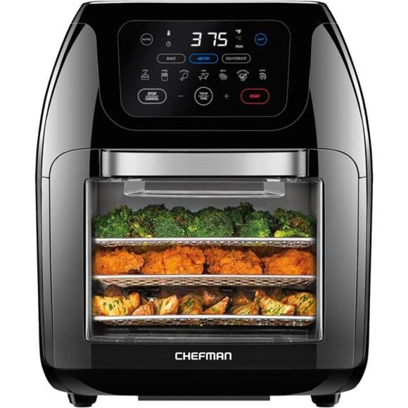 Multifunctional Digital Air Fryer+ Rotisserie, Dehydrator, Convection Oven - Picture 1 of 7